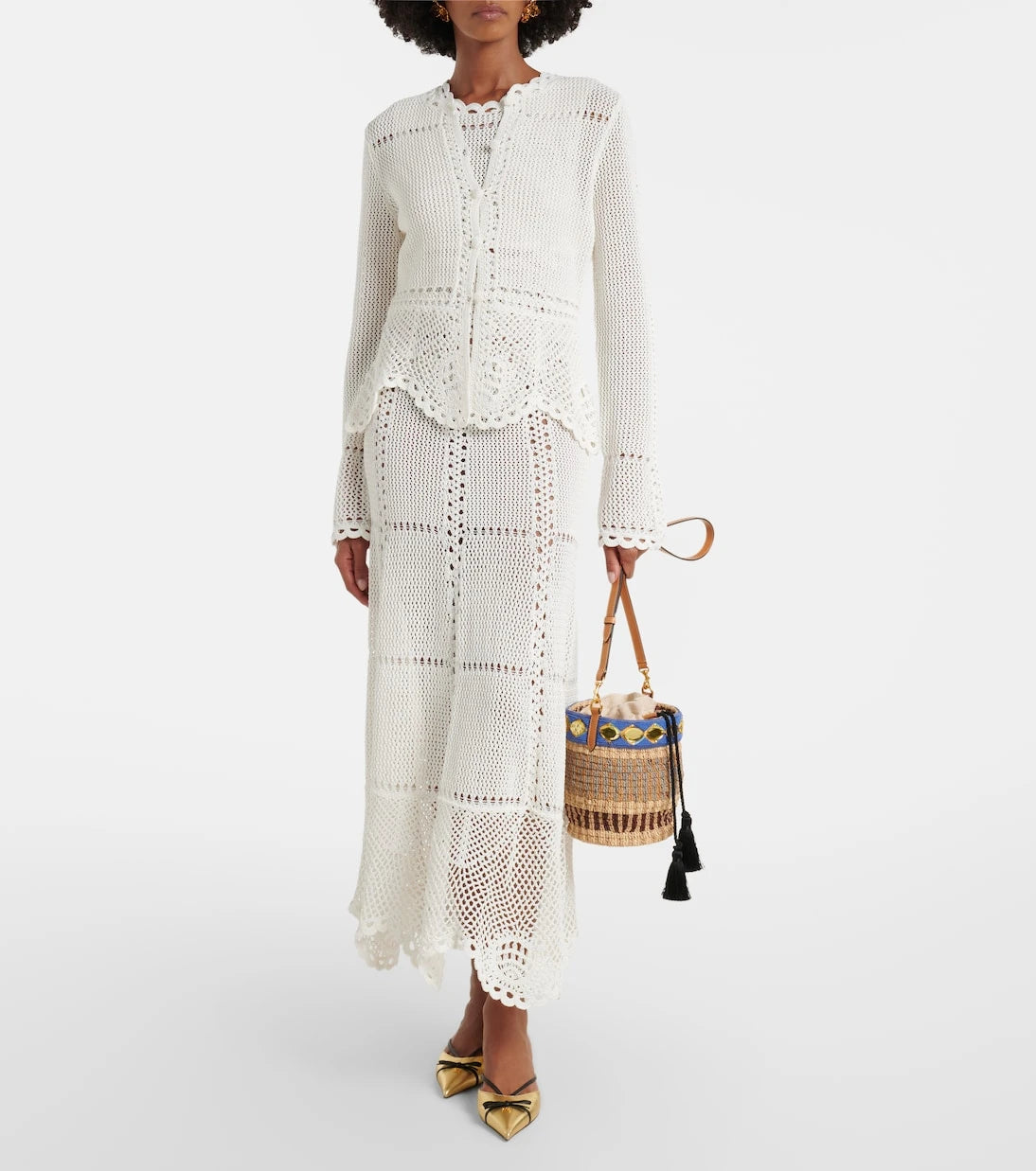 Erdem - Crochet cotton cardigan