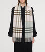 Cashmere Contrast Check Scarf