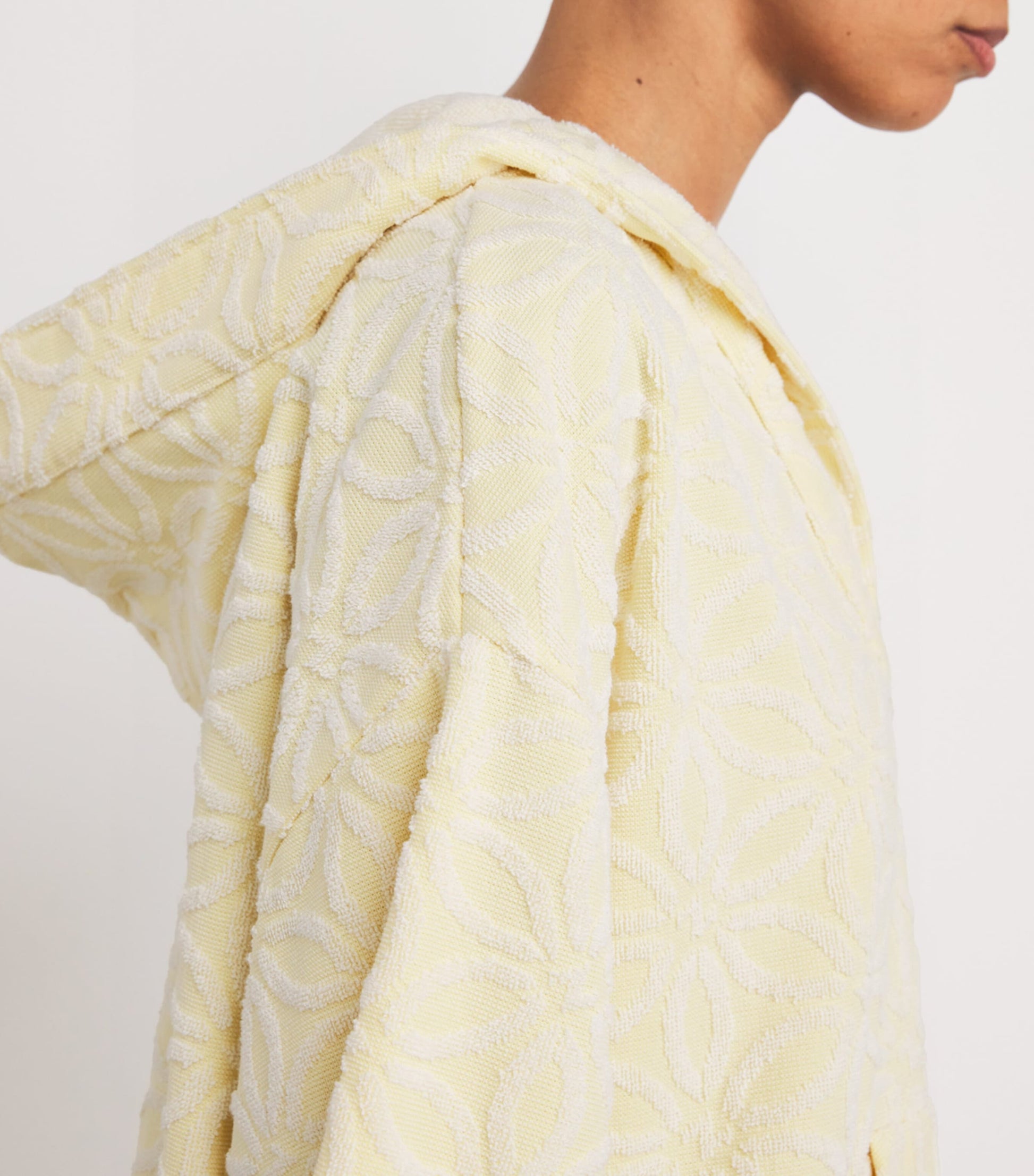 Cotton Towelling Coco Hooded Mini Dress