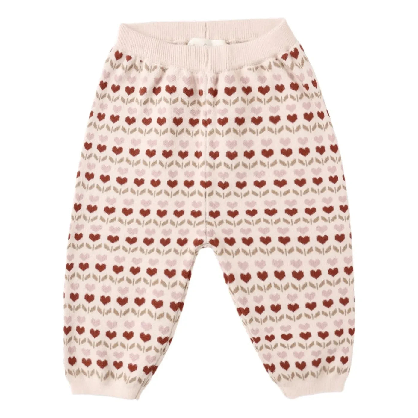 Rylee + Cru - Ruby Hearts Maille pants | Powder pink