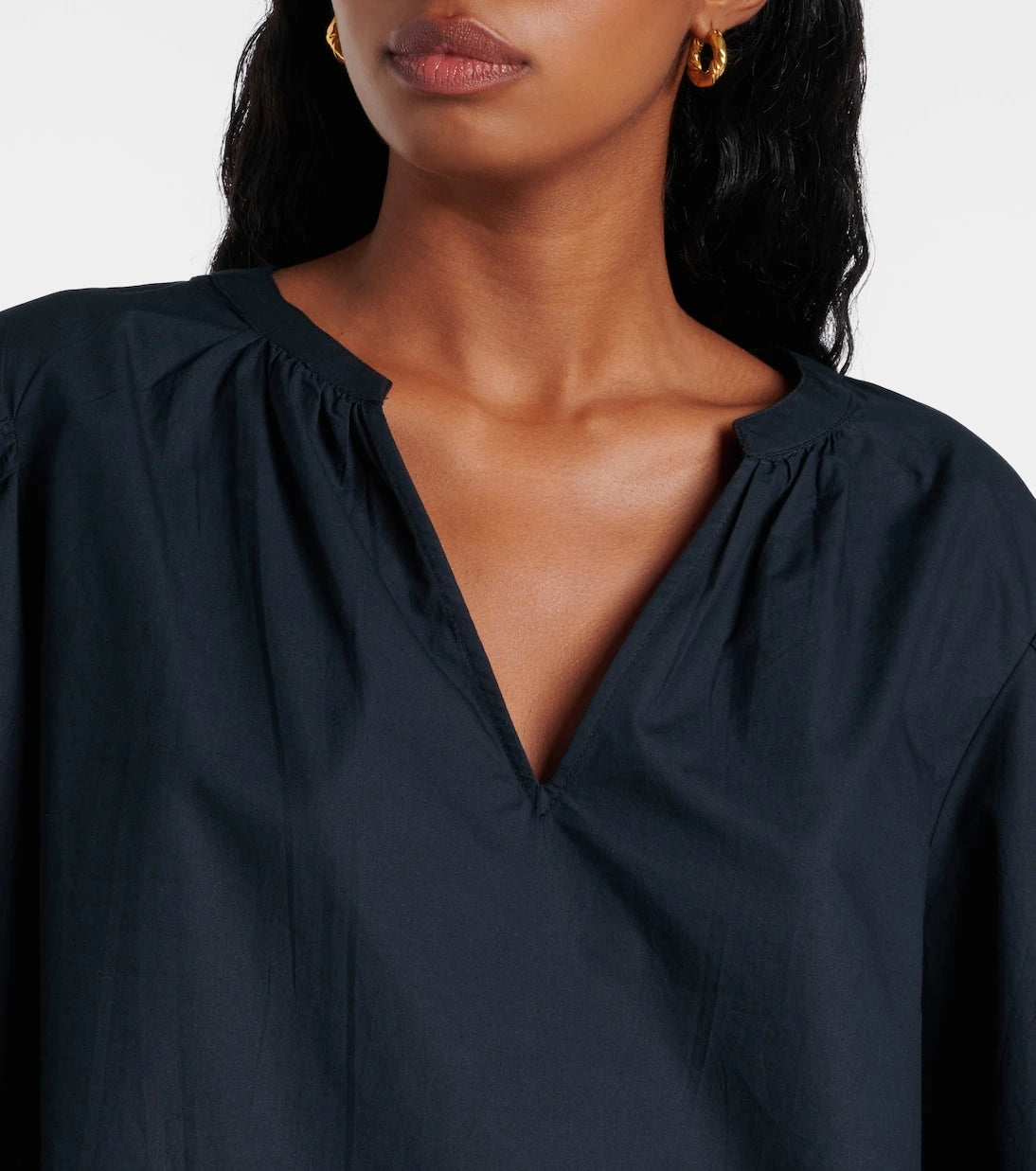 Velvet - Paola embroidered cotton blouse