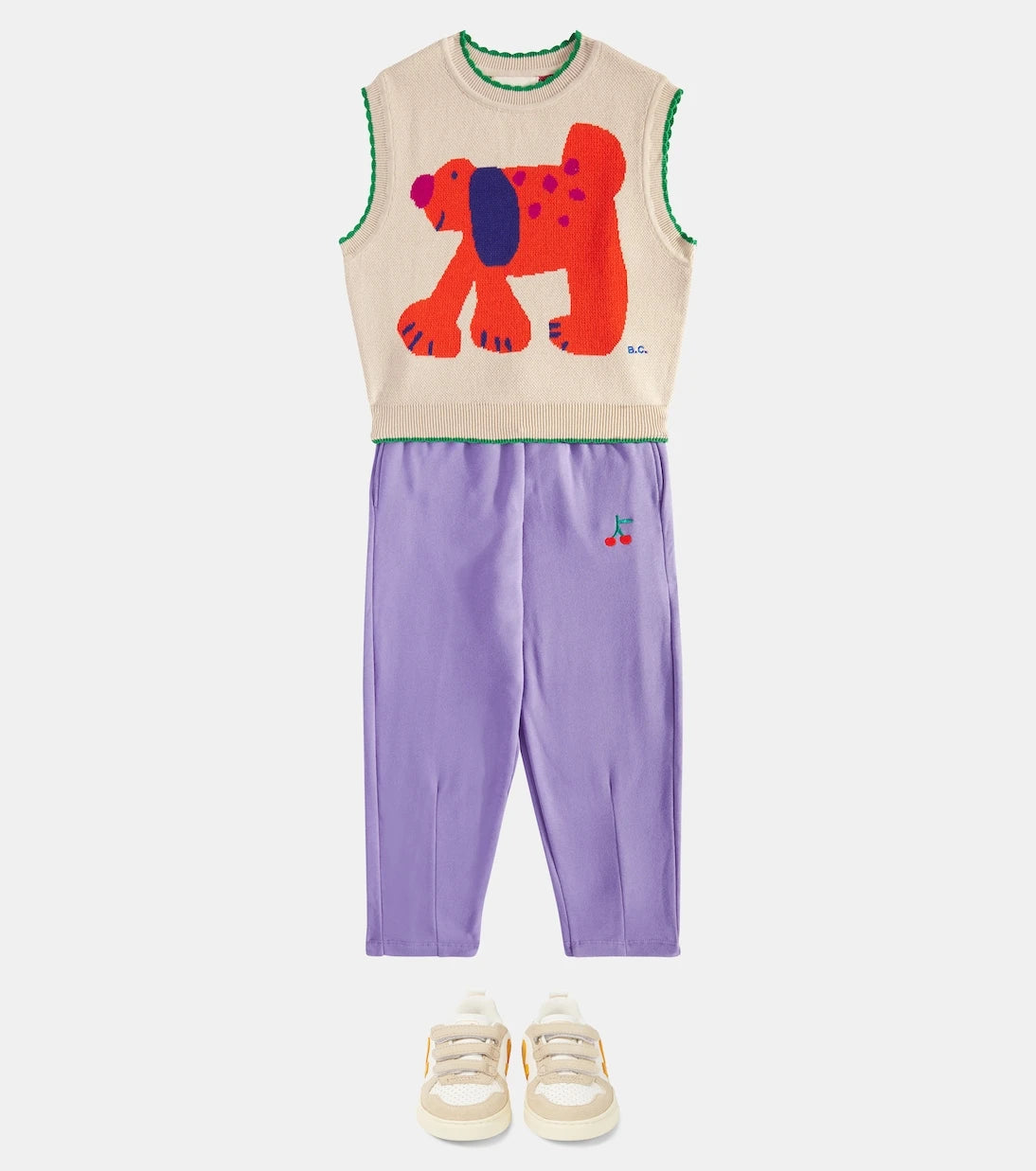 Bobo Choses - Bobo Cherry cotton sweatpants