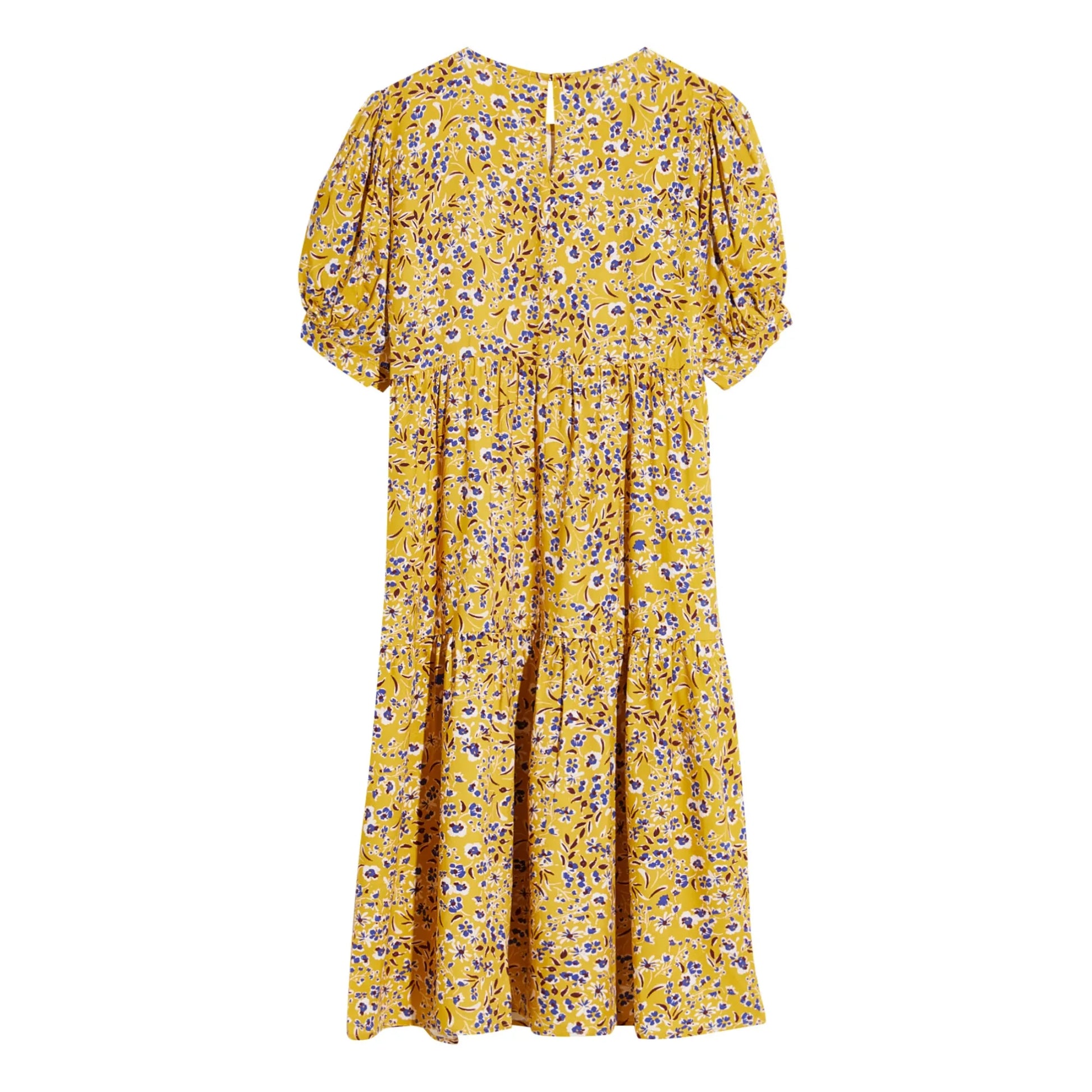 Bellerose - Atomic Printed Ruffle Dress | Mustard