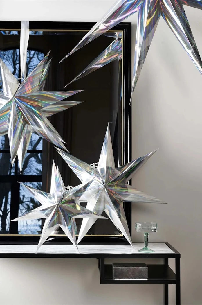 Коледна украса vtwonen Star Paper Iridescence