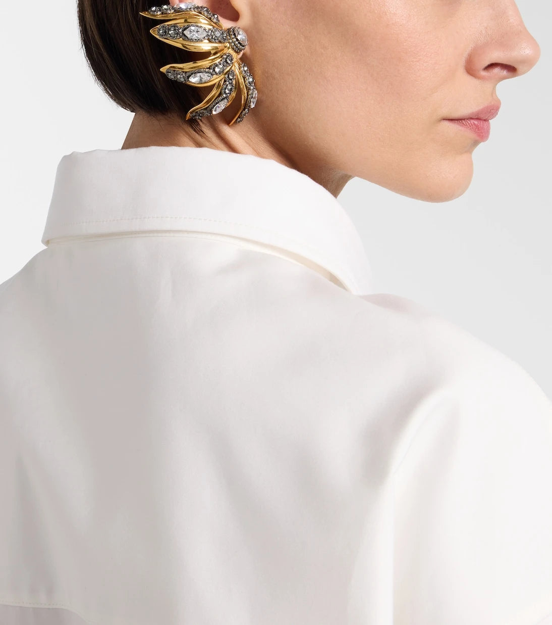 Balenciaga - Bloom embellished earrings