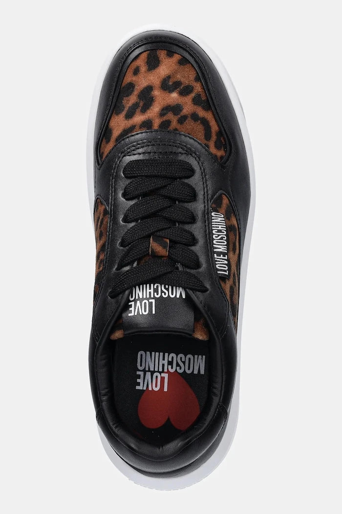 Кожени маратонки Love Moschino
