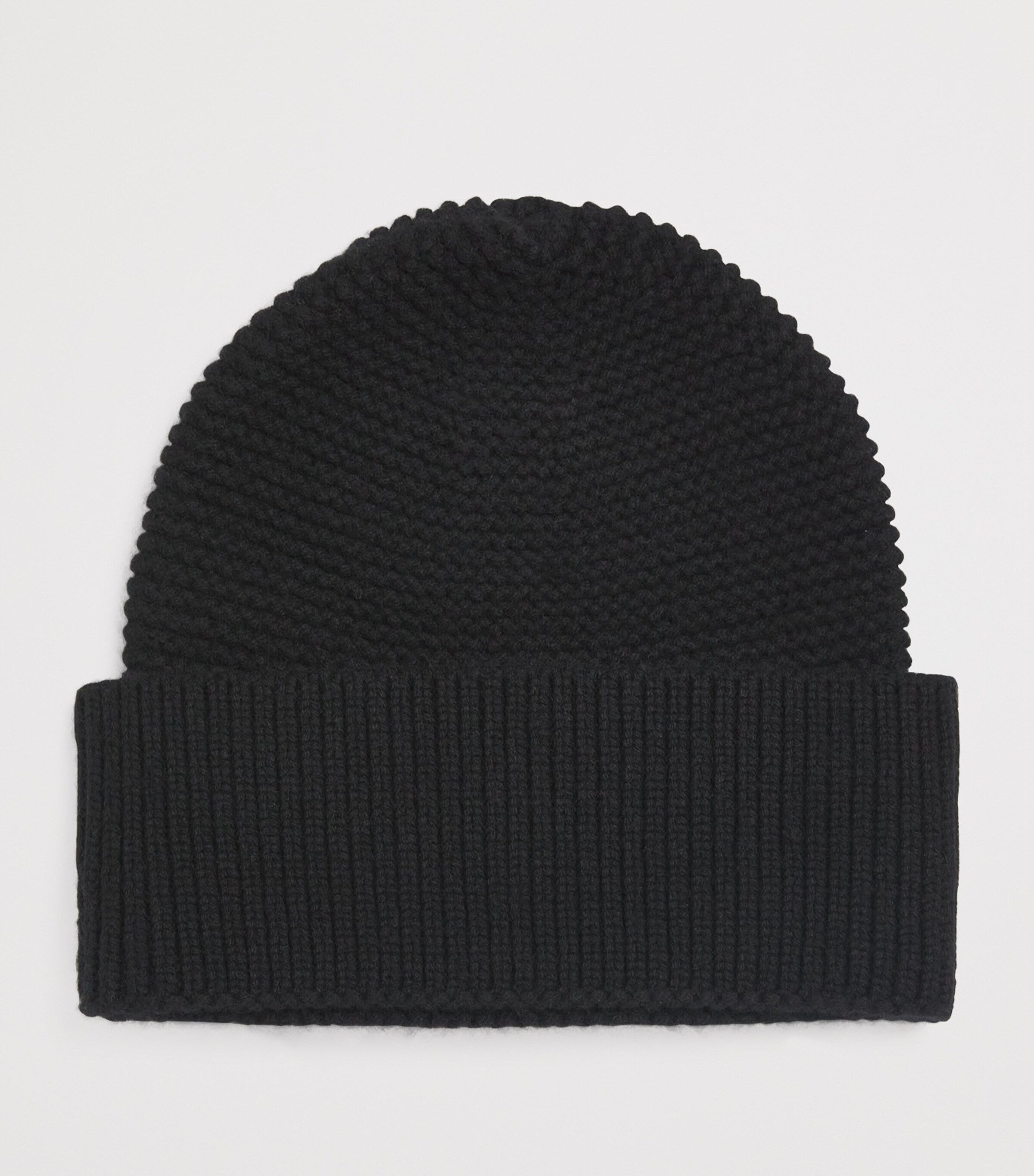 Black Kid Cashmere Beanie