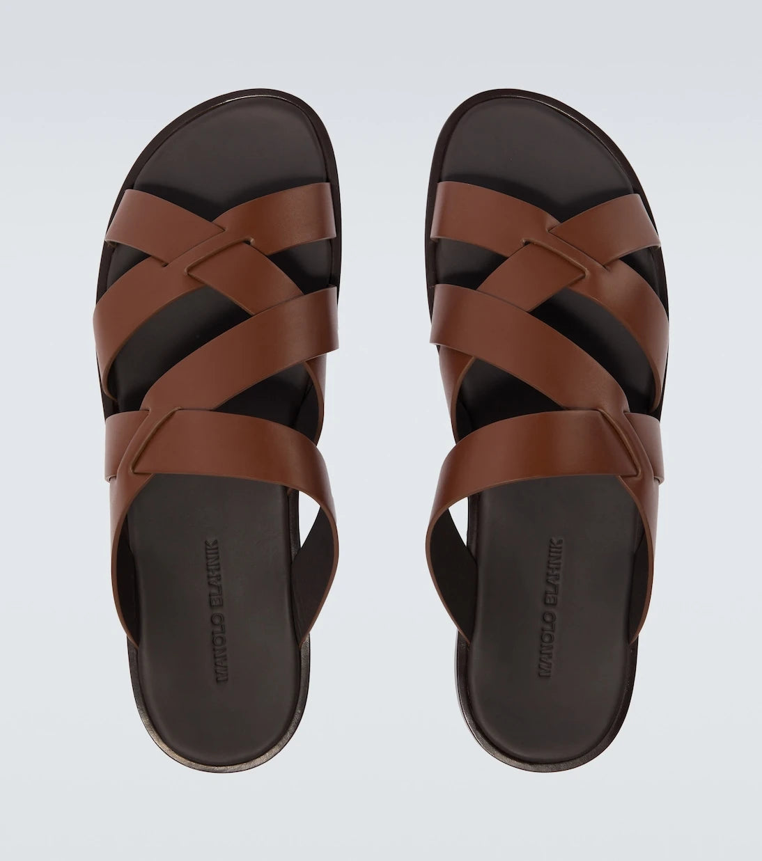 Manolo Blahnik - Marvin leather sandals