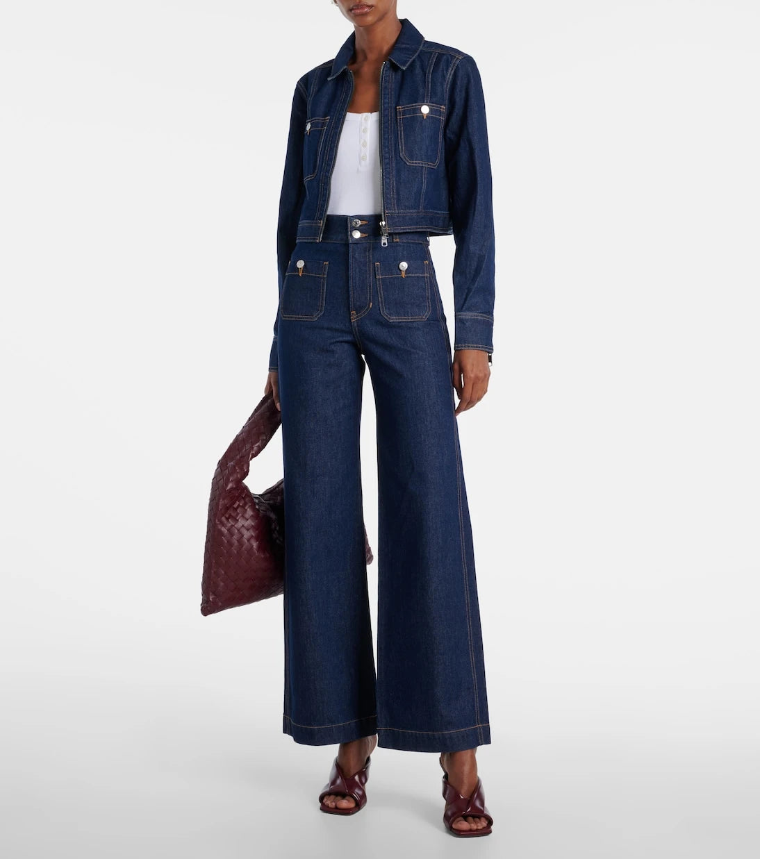 Veronica Beard - Taylor wide-leg jeans