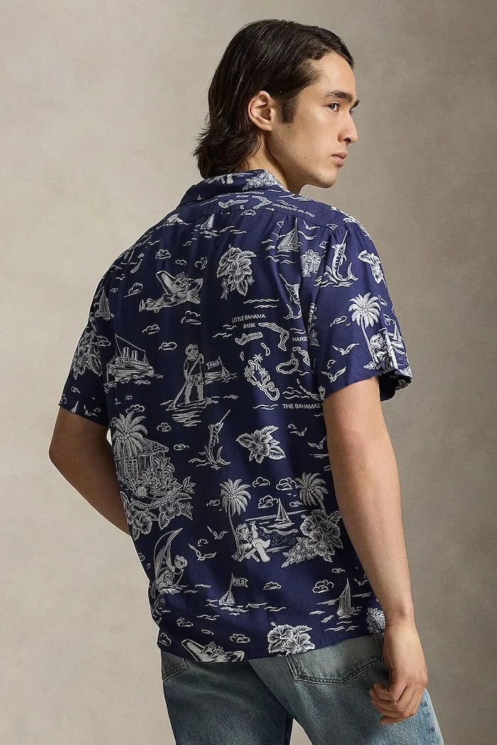 Polo Ralph Lauren риза мъжка с вискоза