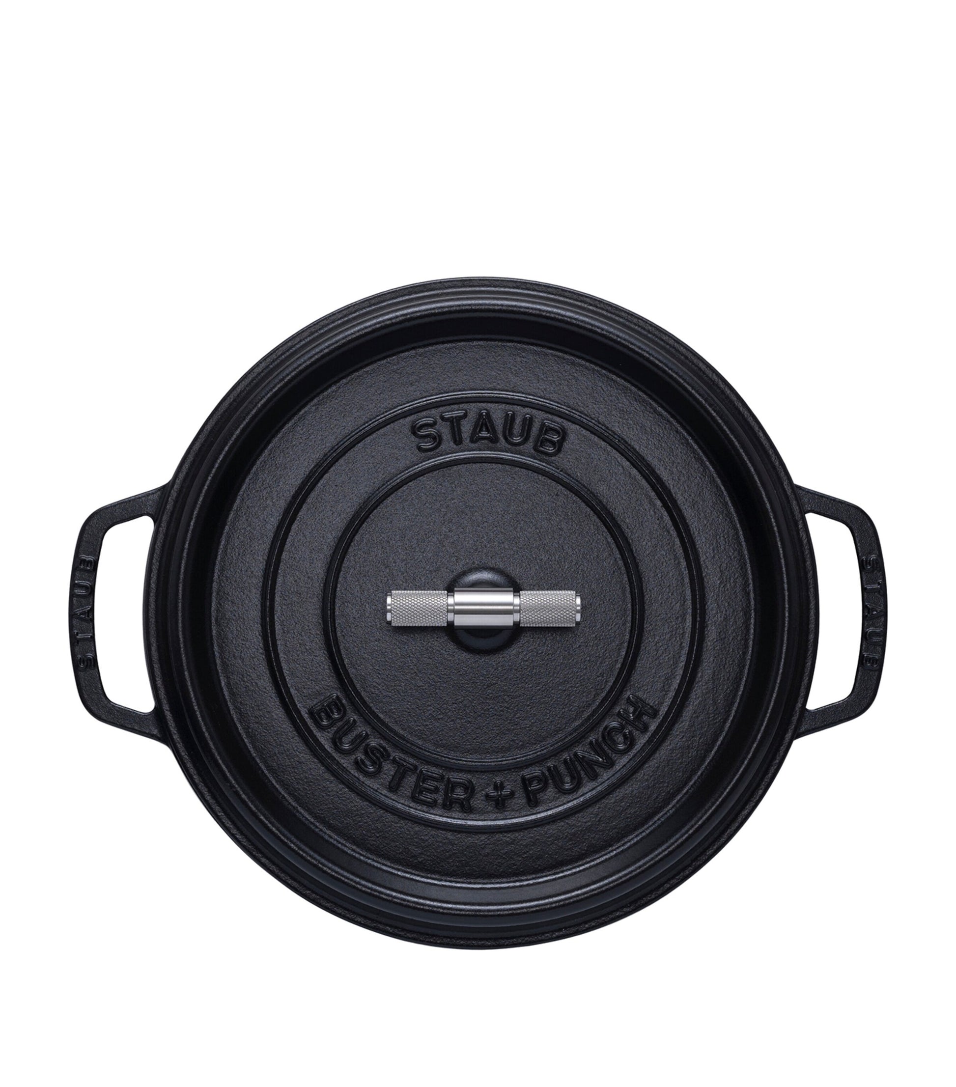 Staub x Buster + Punch Cocotte with Steel Knob (28cm)