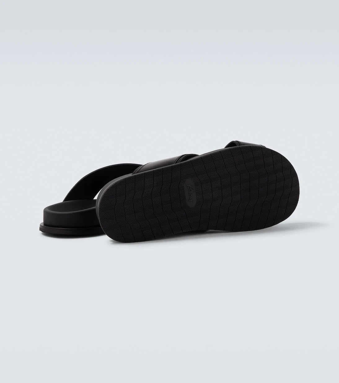 Brioni – Criss-Cross-Lederrutschen