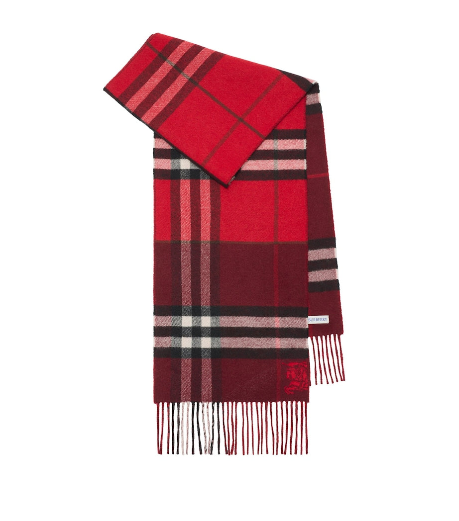 Cashmere Contrast Check Scarf