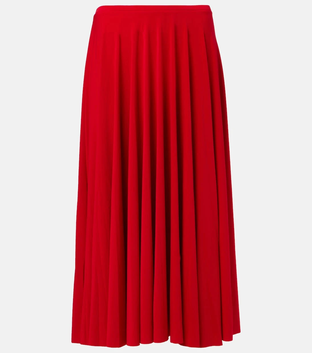Norma Kamali - Pleated midi skirt