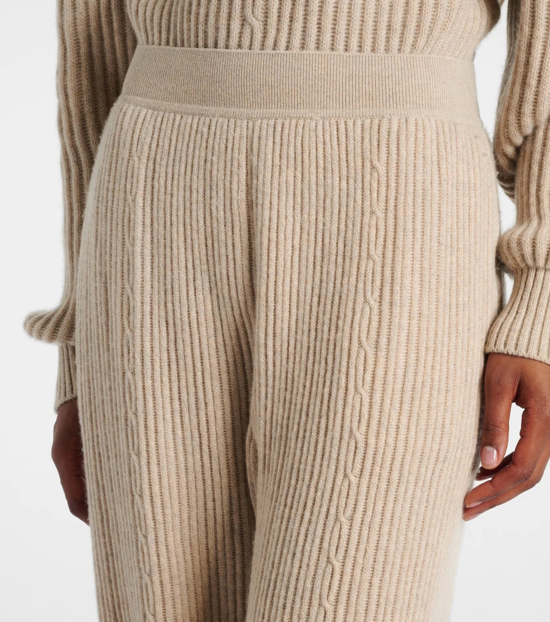 Loro Piana - Plane Tree ribbed-knit cashmere sweatpants