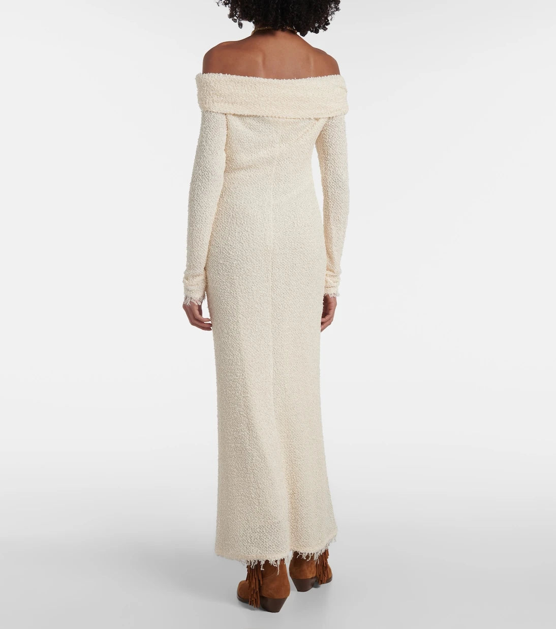 Isabel Marant - Ormany jersey bouclé maxi dress