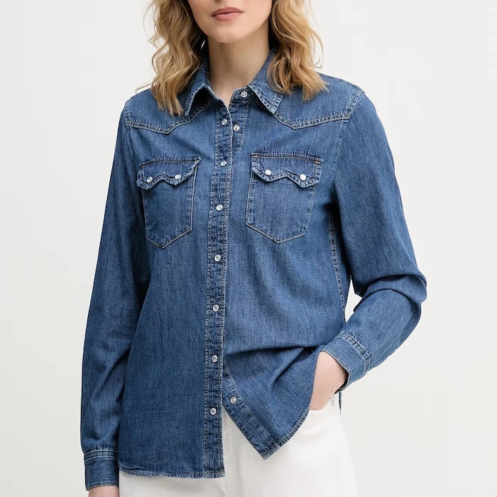United Colors of Benetton kadın denim gömlek