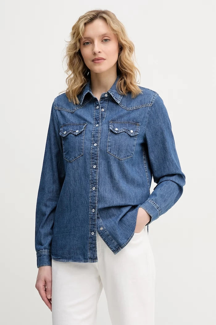 United Colors of Benetton kadın denim gömlek