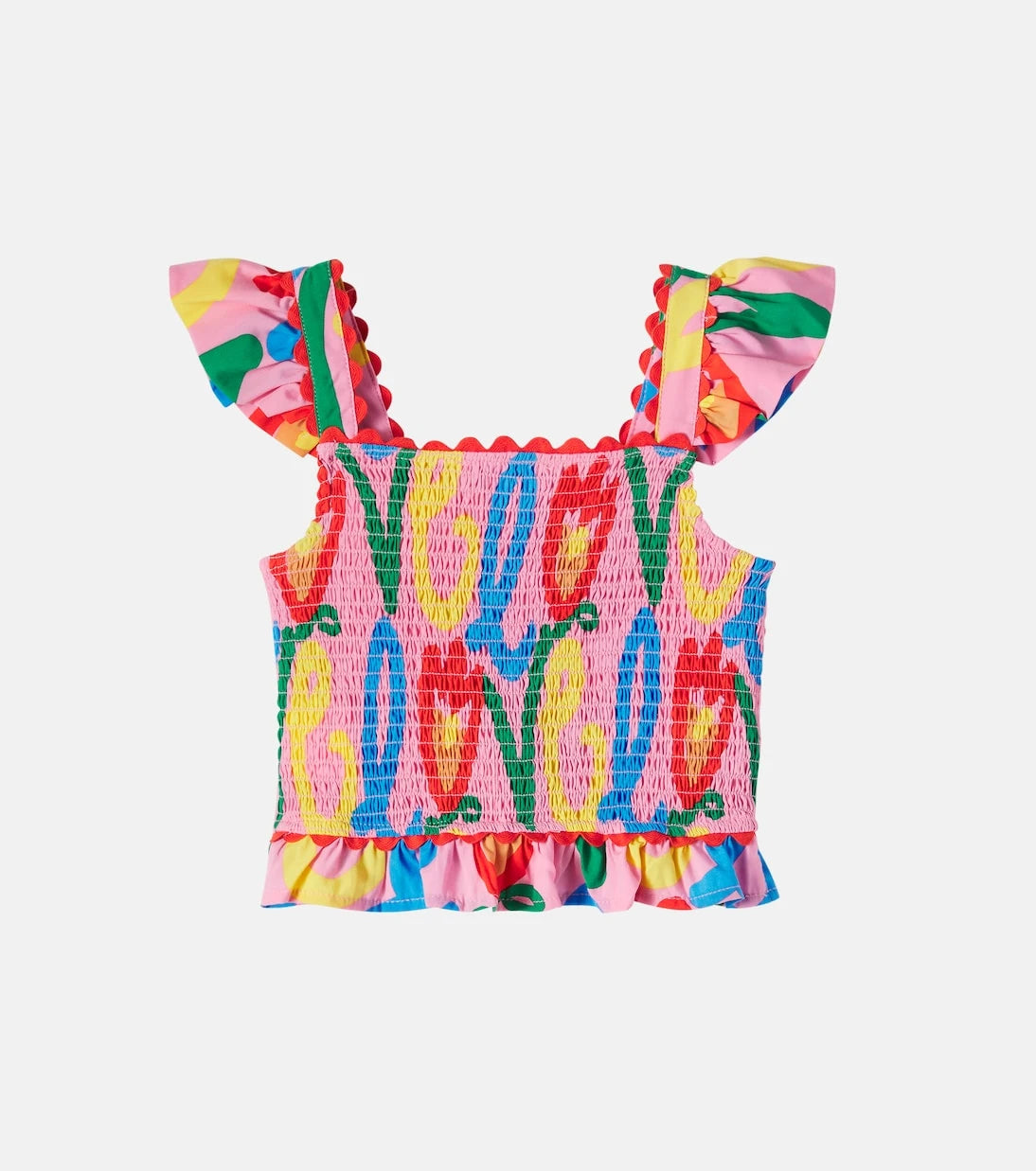 Stella McCartney Kids - Printed ruffled top