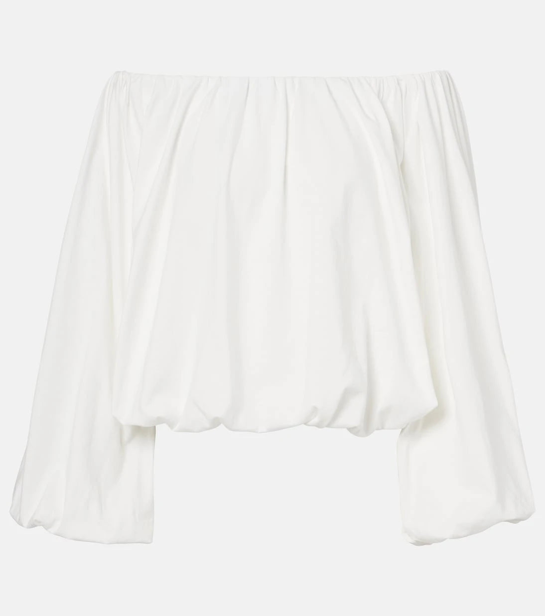 Dorothee Schumacher - Soft Volume cotton poplin off-shoulder top
