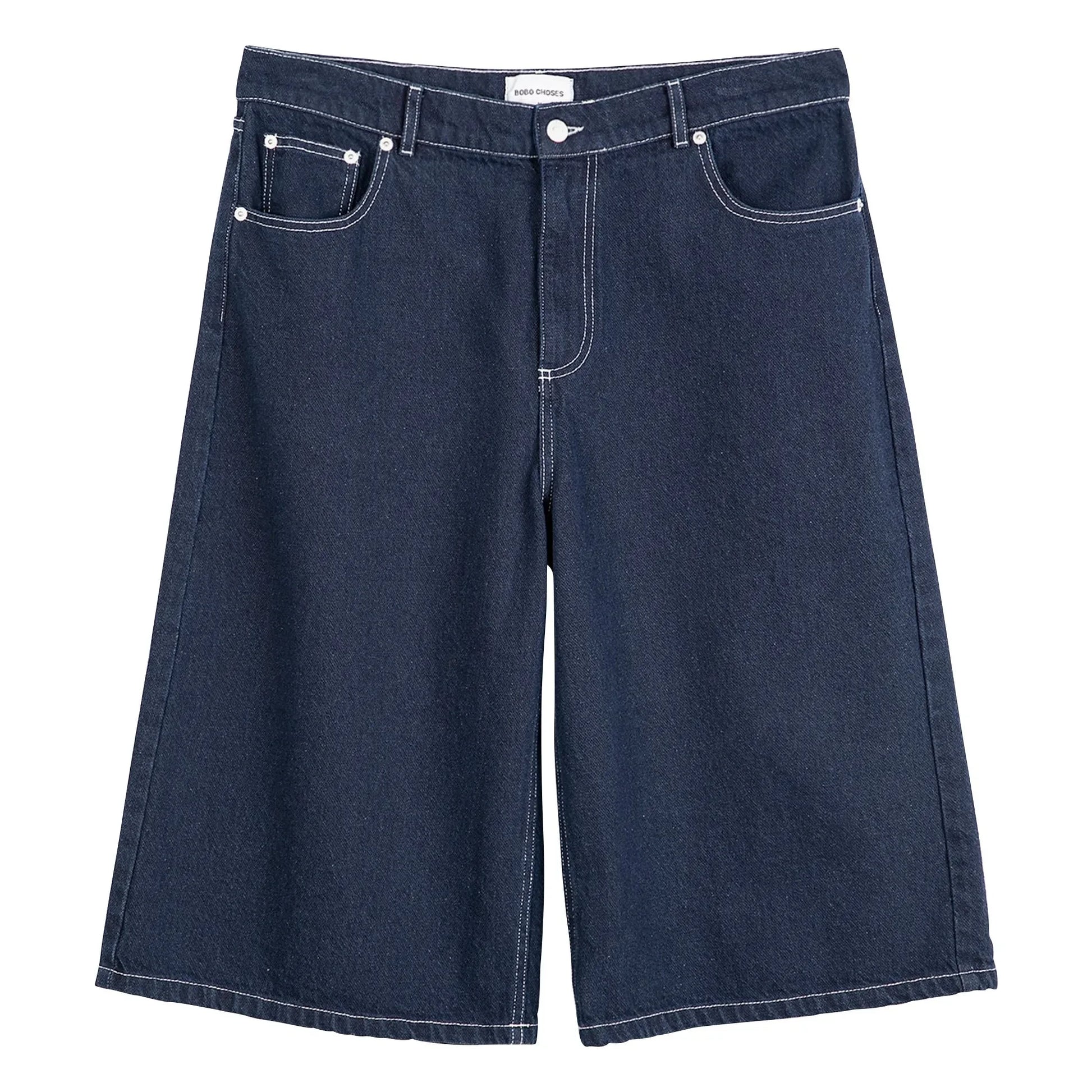 Bobo Choses - Denim Organic Cotton Bermuda shorts | Blue