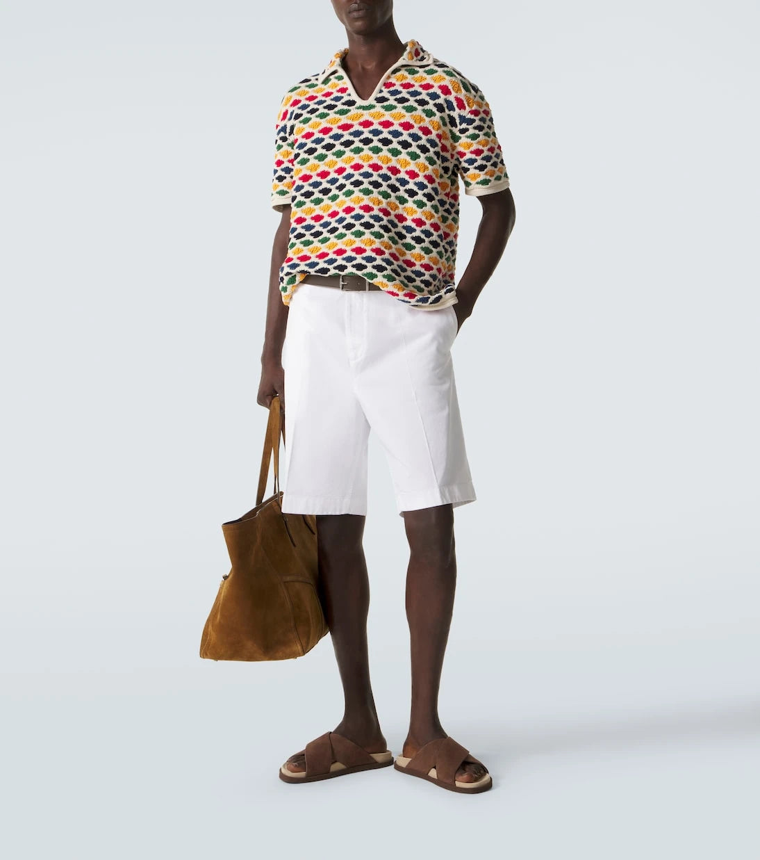 Orlebar Brown - Batten crochet cotton bowling shirt