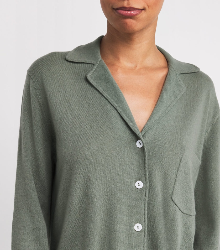 Green Cashmere Spring Gardens Pyjama Set