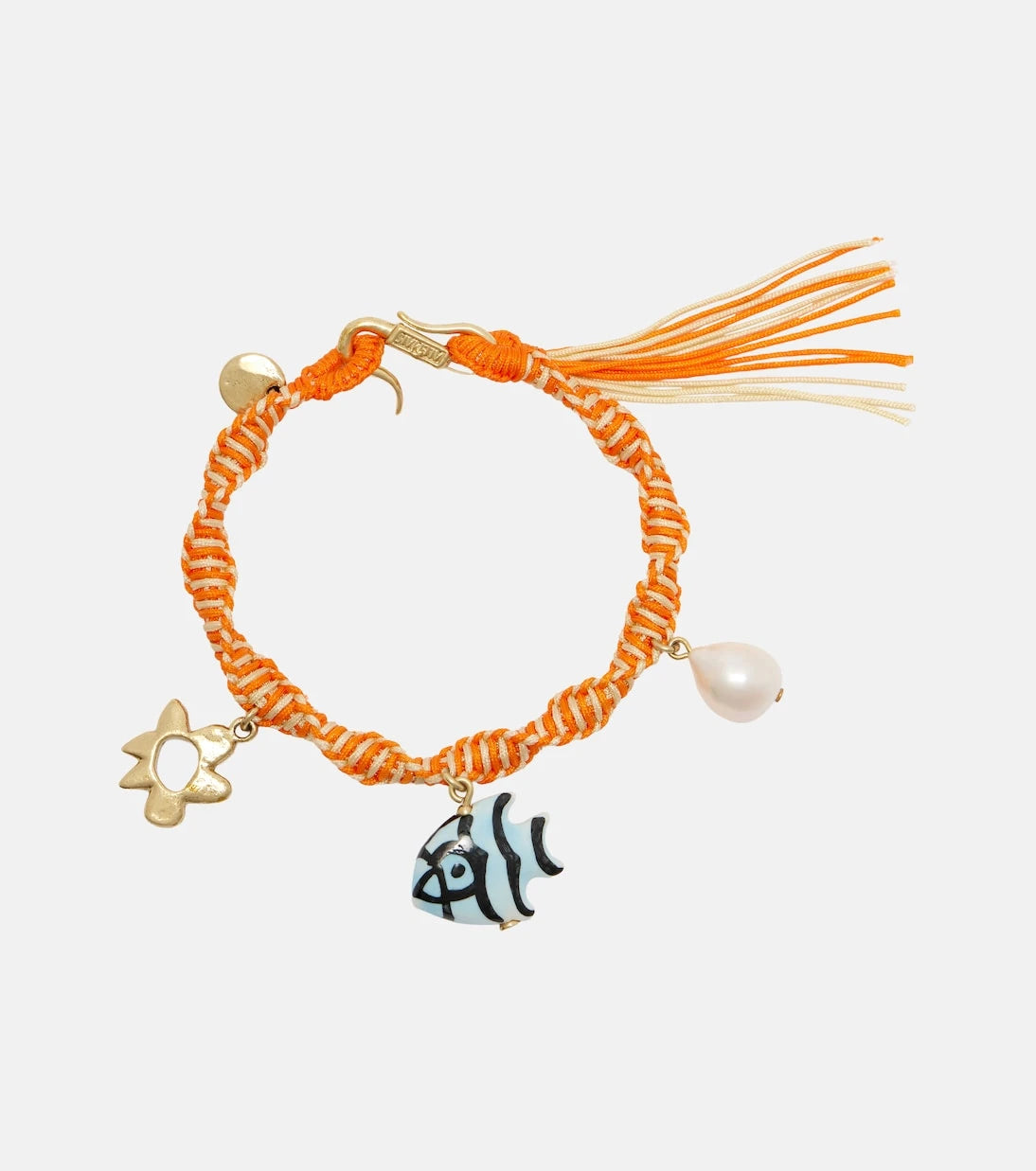 Alémais - Calypso macramé charm bracelet