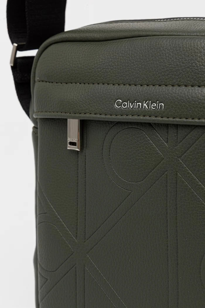 Calvin Klein erkek omuz çantası, suni deri