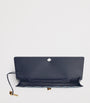 Bottega Veneta Blue Leather Andiamo Clutch Bag