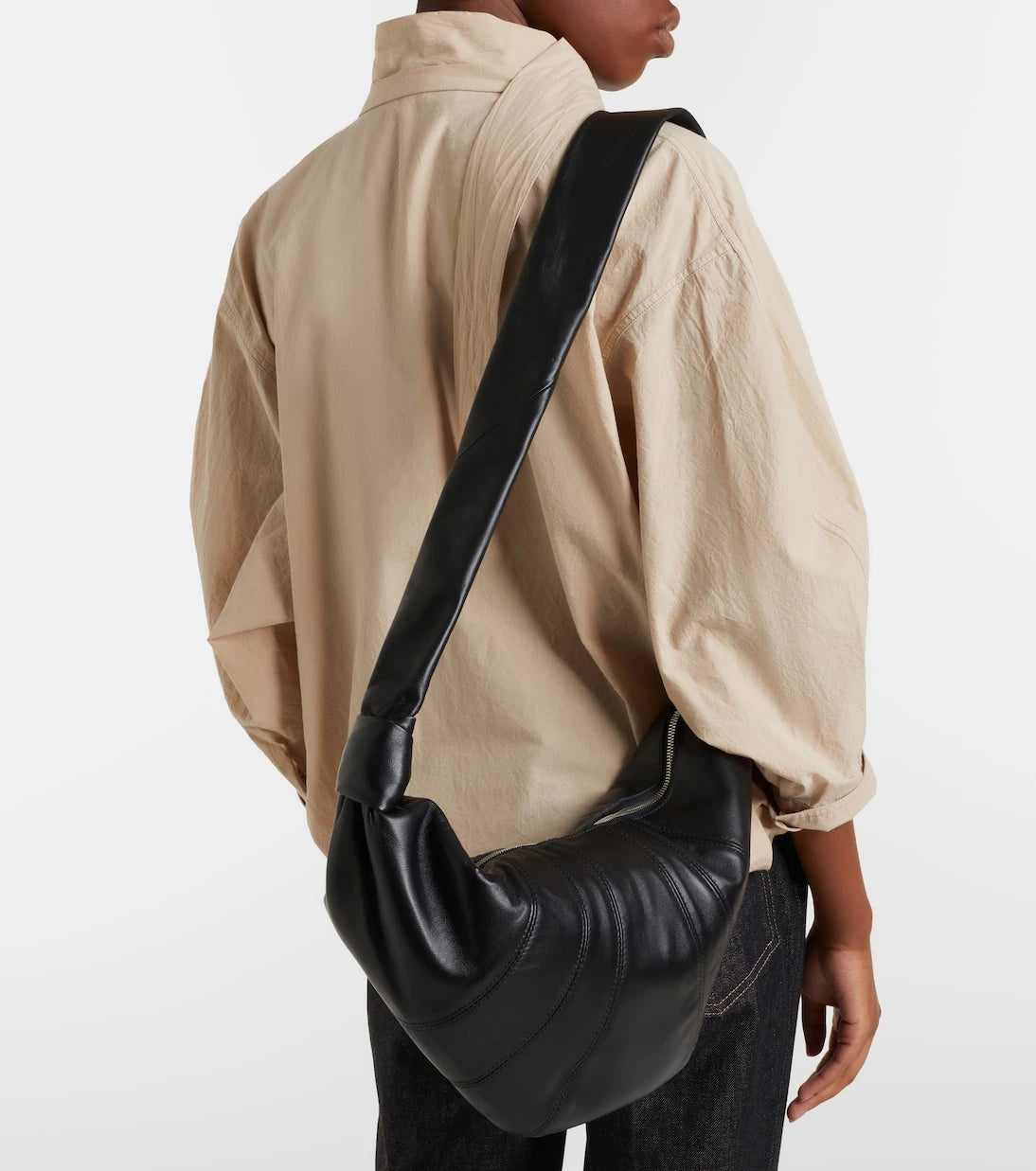 Lemaire - Croissant Medium leather bag