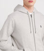 Polo Ralph Lauren Grey Polo Pony Zip-Up Hoodie
