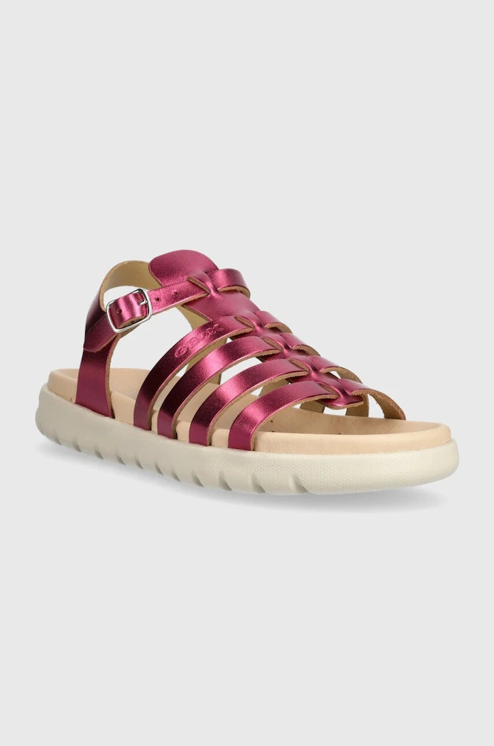 Детски сандали от кожа Geox SANDAL SOLEIMA