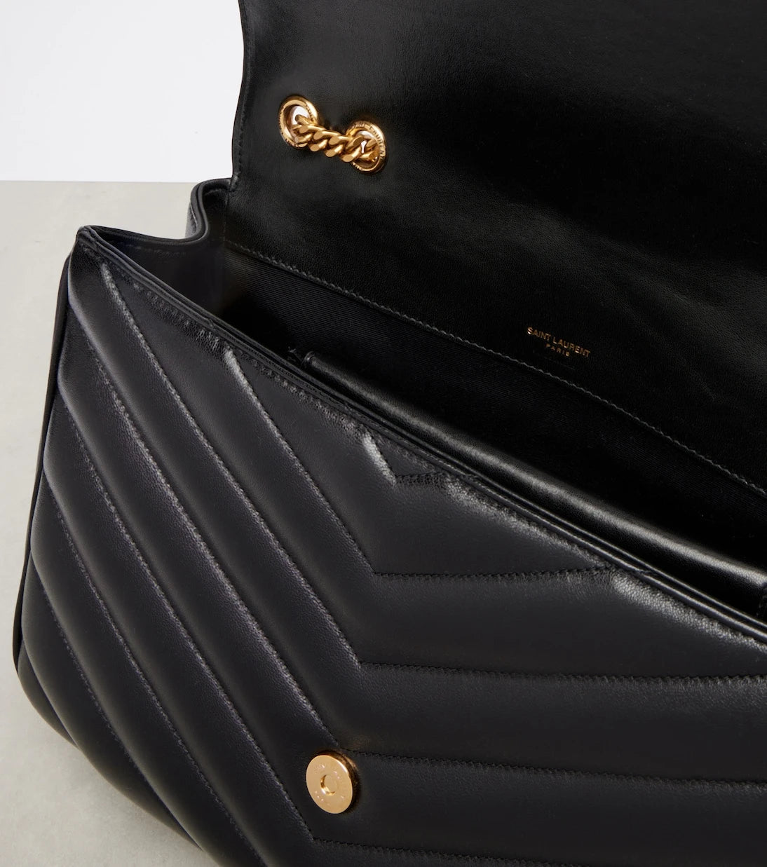 Saint Laurent - Loulou Large leather shoulder bag