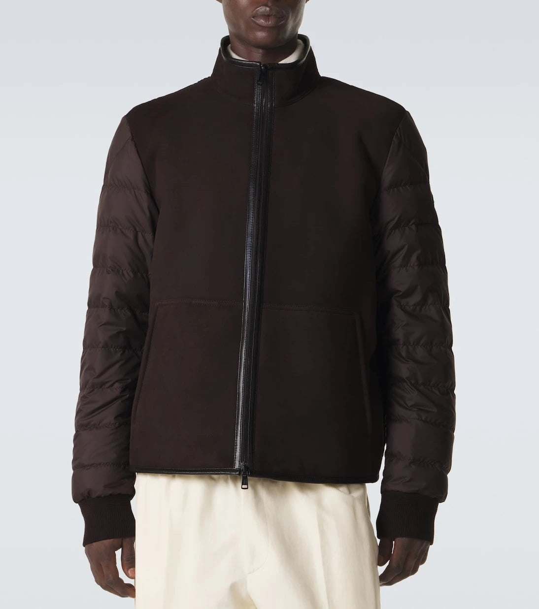 Moncler - Reversible shearling down jacket