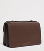 Victoria Beckham Brown Mini Leather Dorian Top-Handle Bag