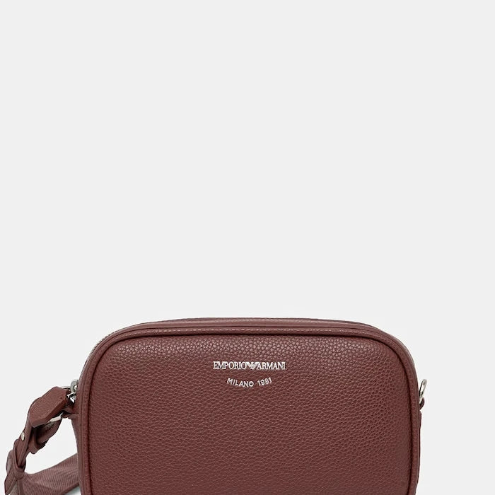 Emporio Armani suni deri çapraz askılı kadın çanta