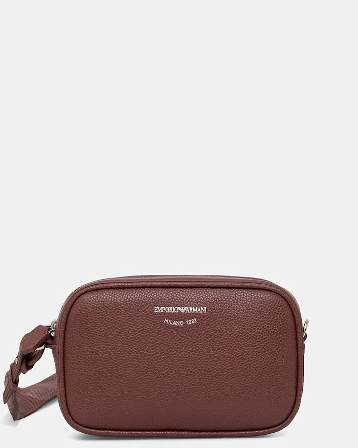 Emporio Armani suni deri çapraz askılı kadın çanta