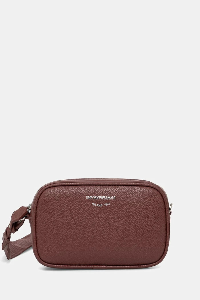 Emporio Armani suni deri çapraz askılı kadın çanta
