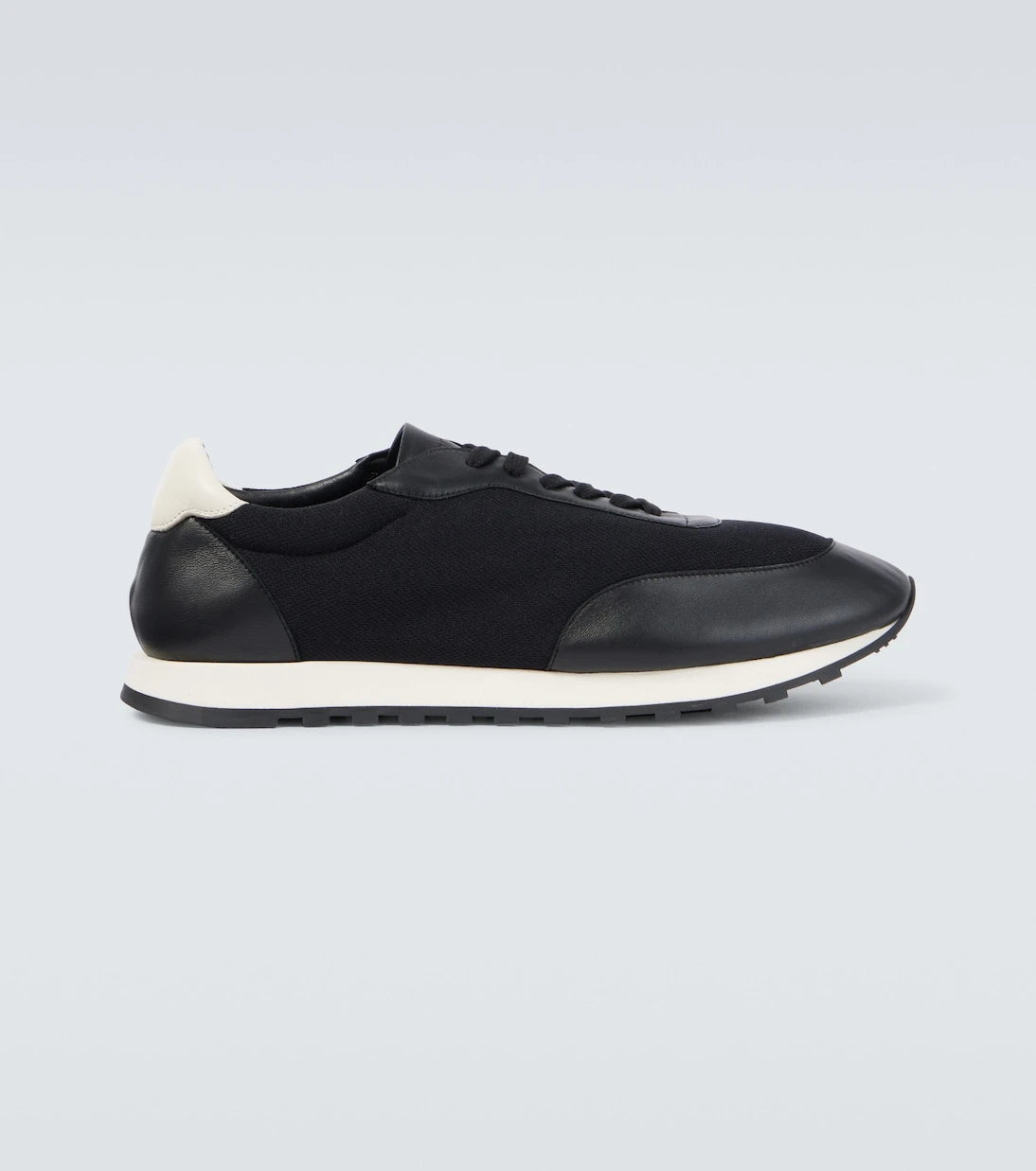 The Row - Owen leather-trimmed sneakers