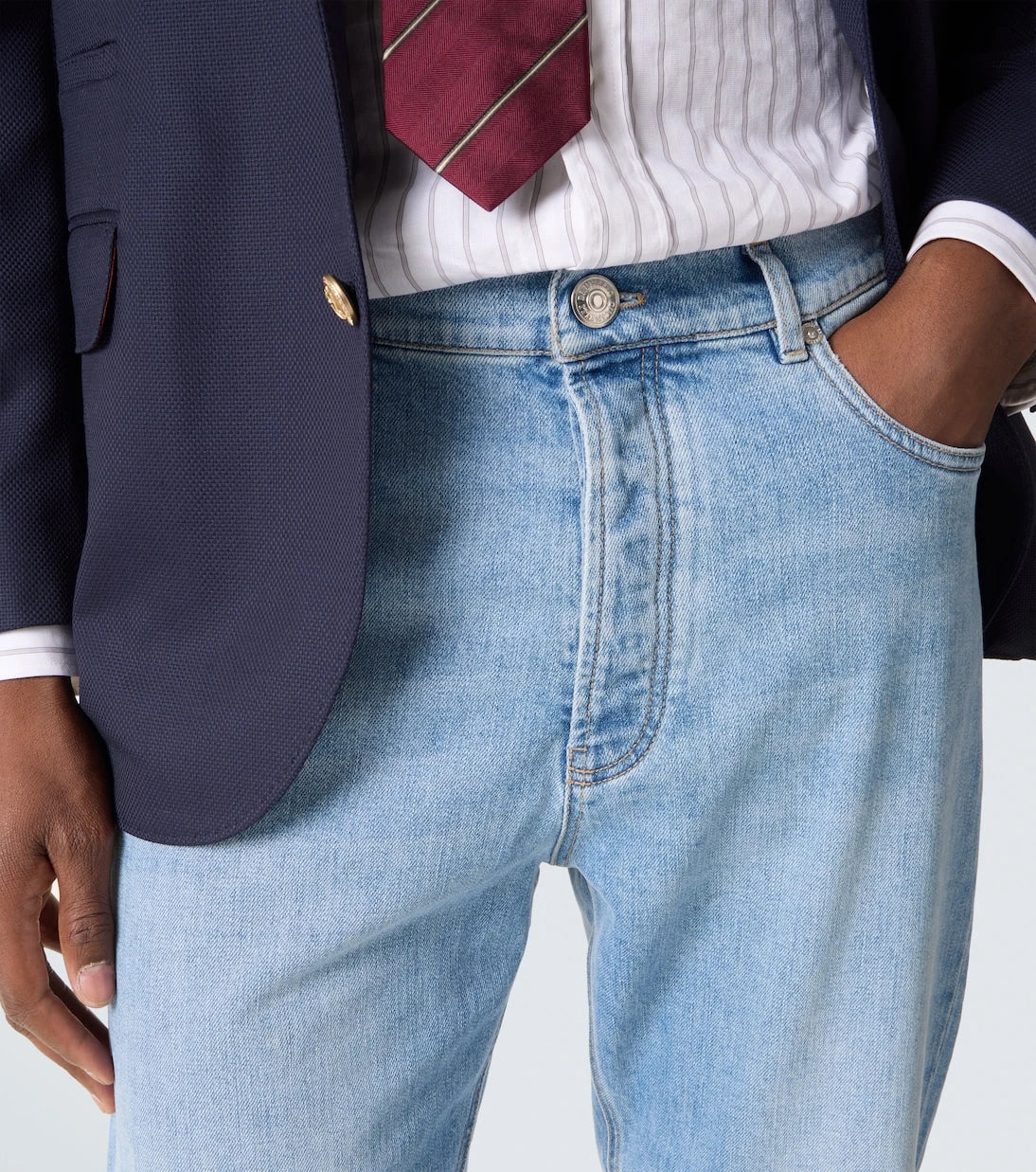 Brunello Cucinelli - Mid-rise straight jeans