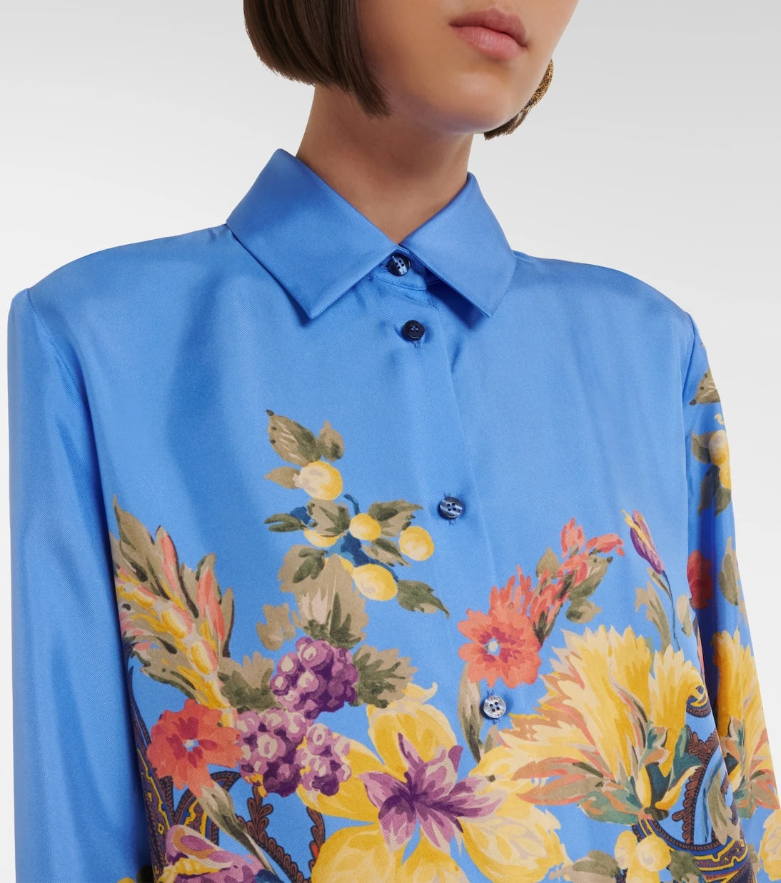 Etro - Floral silk shirt