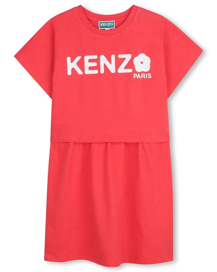 Kenzo Kids Çocuk Pamuklu Elbise