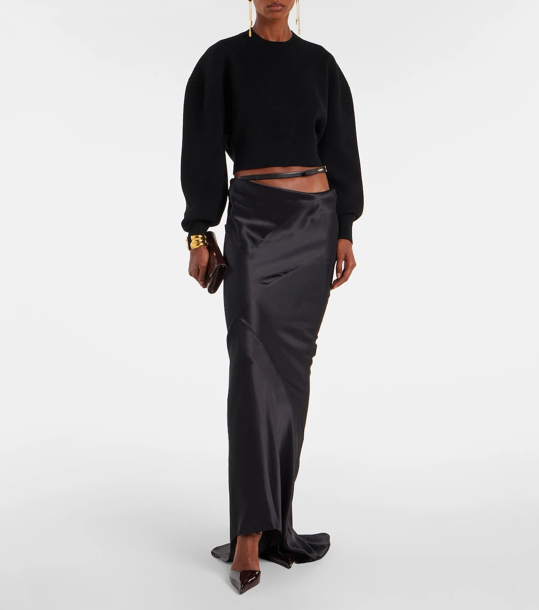 Tom Ford - Cropped wool and cashmere-blend sweater