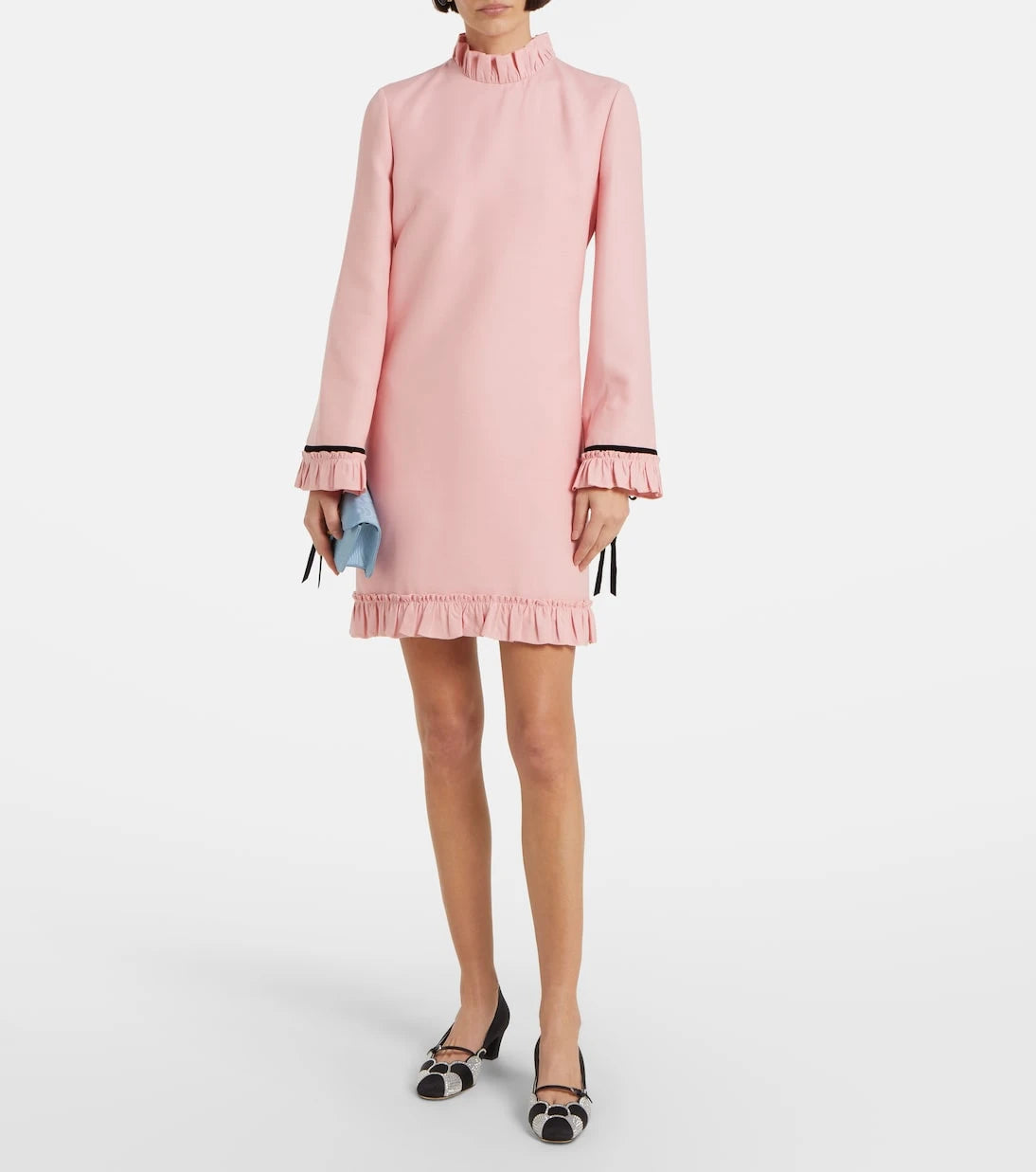 Valentino Garavani - Bowow 45 embellished moiré pumps