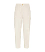 Cotton-Wool Leisure Fit Cargo Trousers