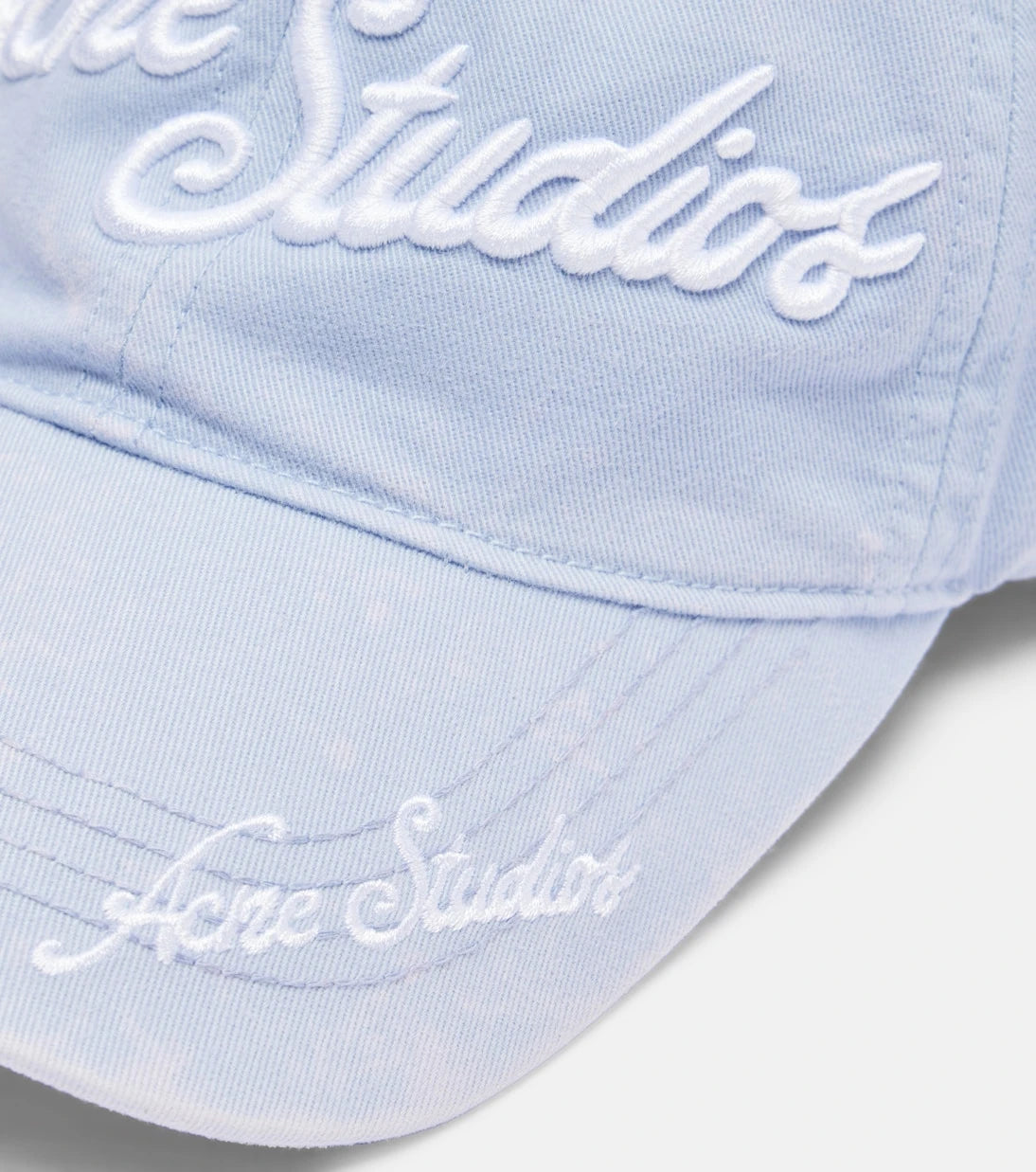 Acne Studios - Logo denim baseball cap