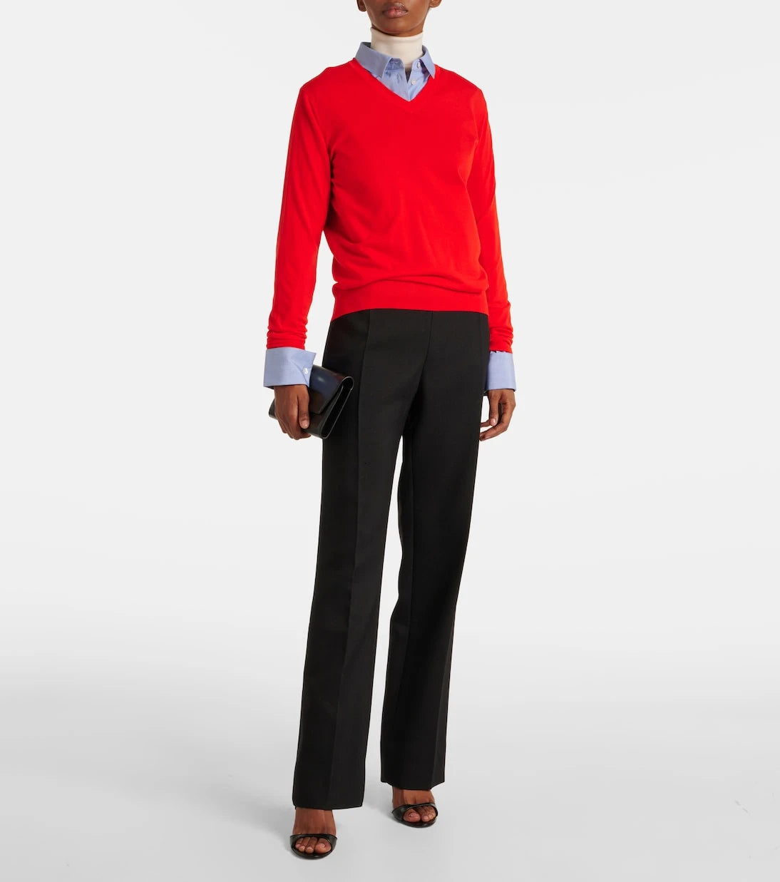 The Row - Heva wool jersey turtleneck sweater
