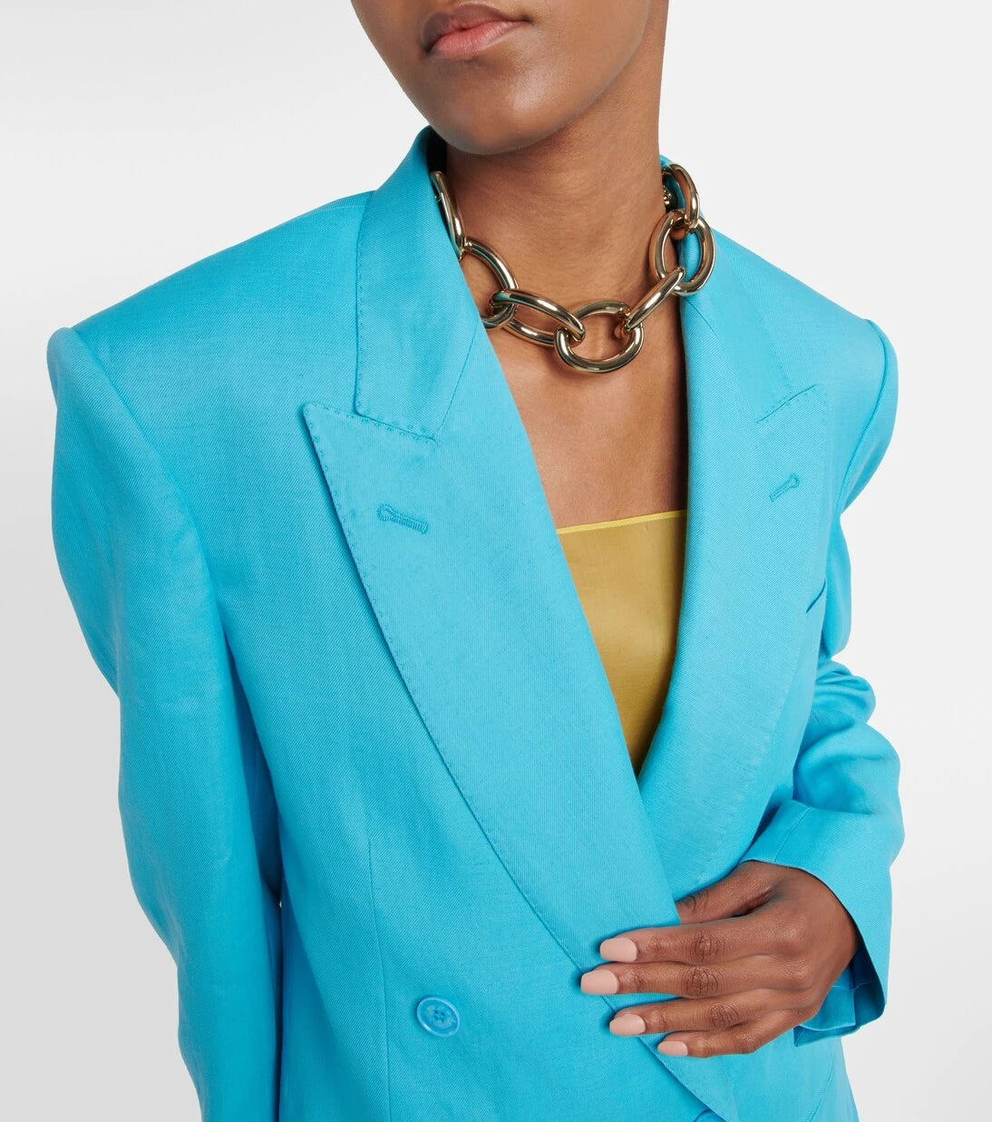 Stella McCartney - Double-breasted twill blazer
