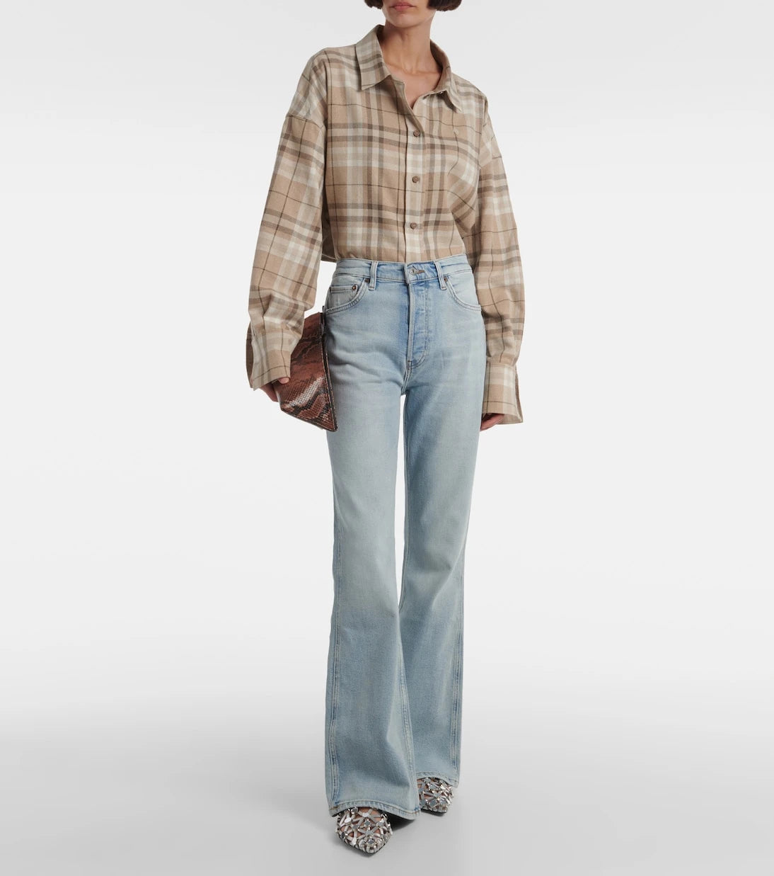 Re/Done - The Riding Jean high-rise flared jeans